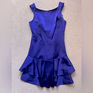 Karen Millen Royal Blue Cocktail Dress - Size 6